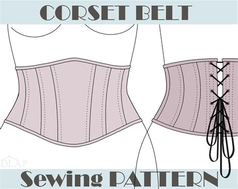 0" / Side - 3. . Underbust corset belt pattern free